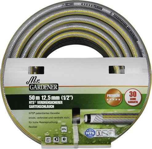 Mr. GARDENER NTS Premium Gewebeschlauch in Bunt, 1/2 Zoll, Länge: 50 m - Bild 1