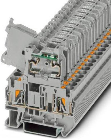 Phoenix Contact 1058860 Sicherungsreihenklemme Push-In-Klemme Grau 50 Stück - Bild 1