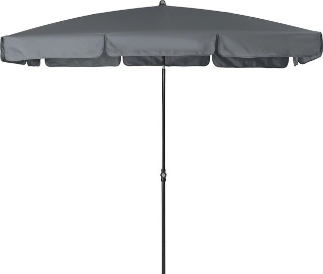 Doppler Balkonschirm Anthrazit mit Knickfunktion, B: 118 cm, H: 218 cm - Bild 1