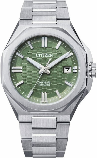 Citizen Armbanduhr Automatik, Edelstahl, Grün, 40 mm, Herren - Bild 1