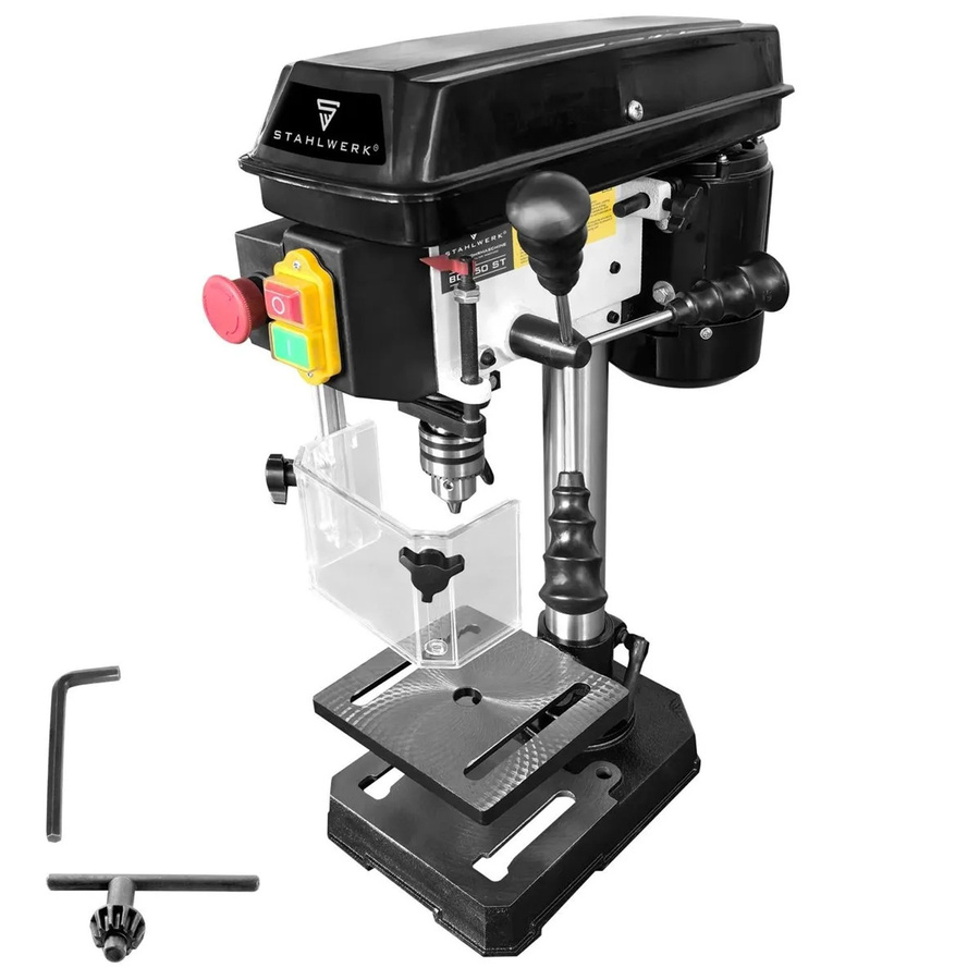 STAHLWERK Säulenbohrmaschine BD 350 ST in Schwarz mit 350W Leistung - Bild 2