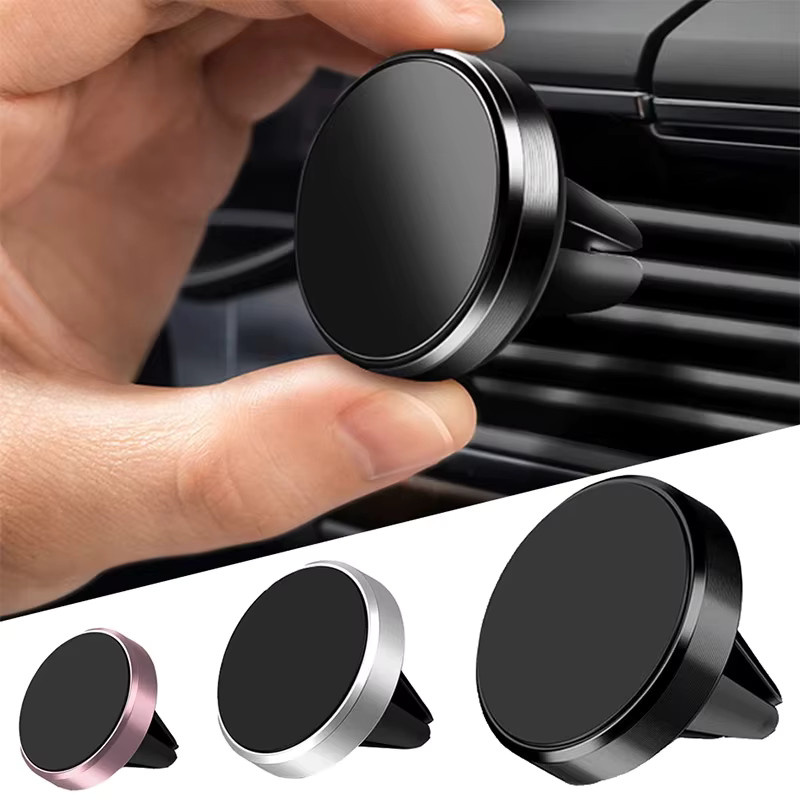 Magnetische Autotelefonhalterung für Lüftungsschlitze in Schwarz oder Silber zur Smartphone und GPS Unterstützung - Bild 4