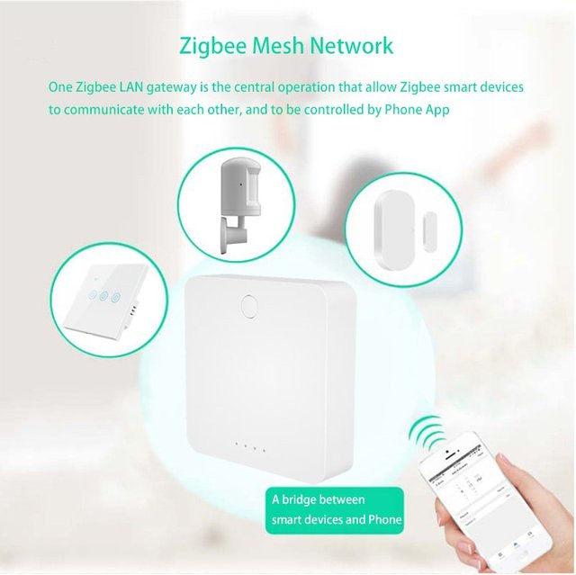 Netplus Tuya Smart Gateway Hub White mit Wi-Fi und Ethernet/LAN für Smart Life - Bild 1