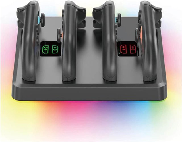 Nintendo Switch 2 Magnetic Charging Stand IV-SW224 Game Controller Ladestation Schwarz - Bild 1