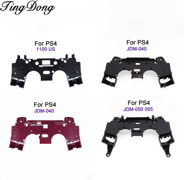 TingDong Ersatzteile für PS4 Pro Controller Mittelrahmen, interne Stützhalterung, Schwarz - Bild 1