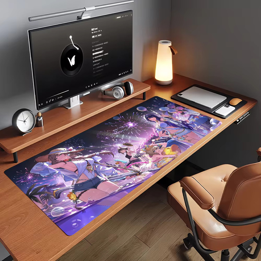 Strinova Mauspad rutschfeste Gamer-Schreibtischunterlage in Multicolour - Bild 2