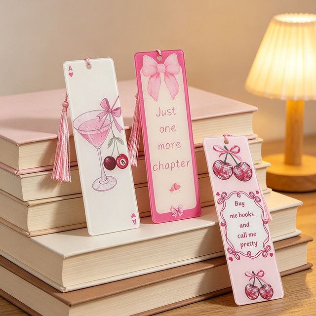 Funko Metall-Lesezeichen Pretty Girls Read Books in Pink für Erwachsene - Bild 1