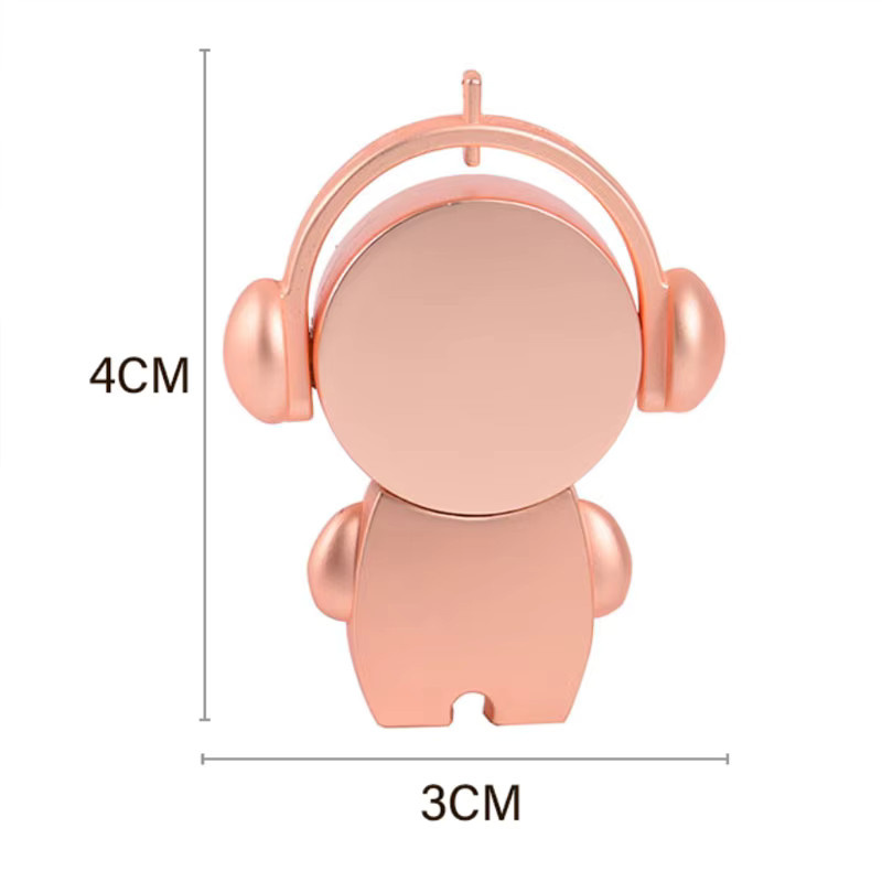 JASTER USB-Flash-Laufwerk Metal Music Man in Pink mit 128 GB Speicherplatz - Bild 2