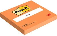 Post-it Haftnotizen Neon in Multicolour und Orange, Blanko, B x H: 7,6 x 7,6 cm - Bild 1