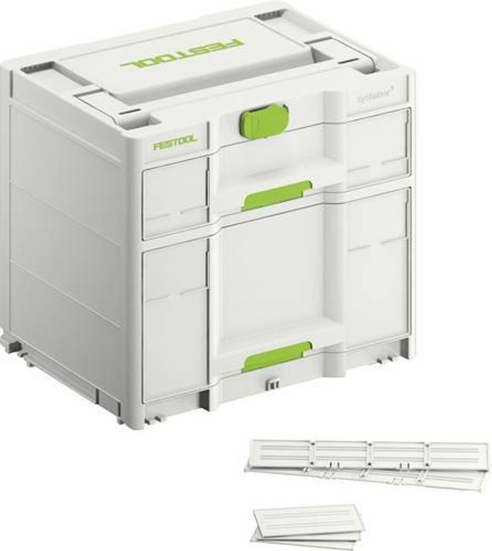 Festool Systainer SYS3-SORT/2M 337 Transportkiste Weiß B/T/H: 39,6 x 29,6 x 33,7 cm - Bild 2