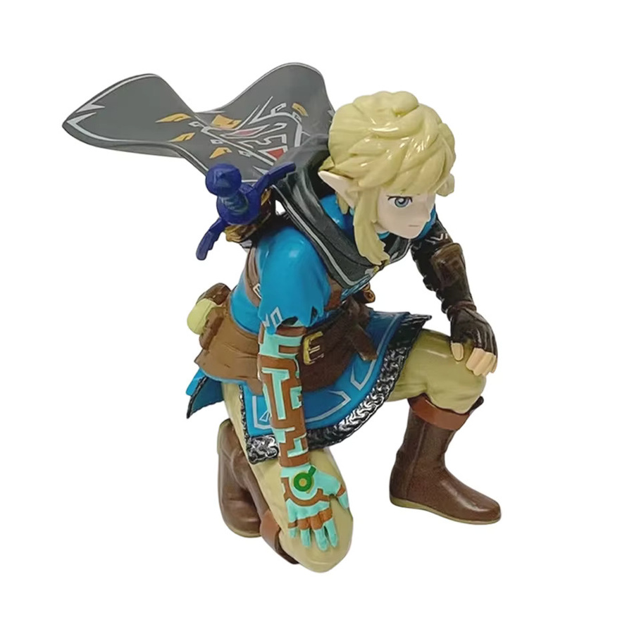 Bandai The Legend of Zelda, Link Prinzessin Zelda, Anime-Figur, Modellspielzeug, 12 cm - Bild 2