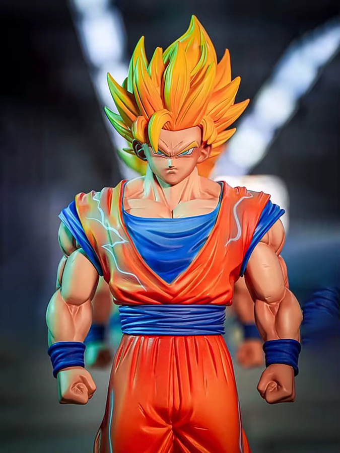 Bandai Dragon Ball Son Goku Super Saiyajin 1 & 2 Anime Figur, 30 cm - Bild 6
