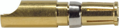HARTING Lötkontakt 09 69 181 5823 aus Messing und Goldlegierung 40A - Bild 1