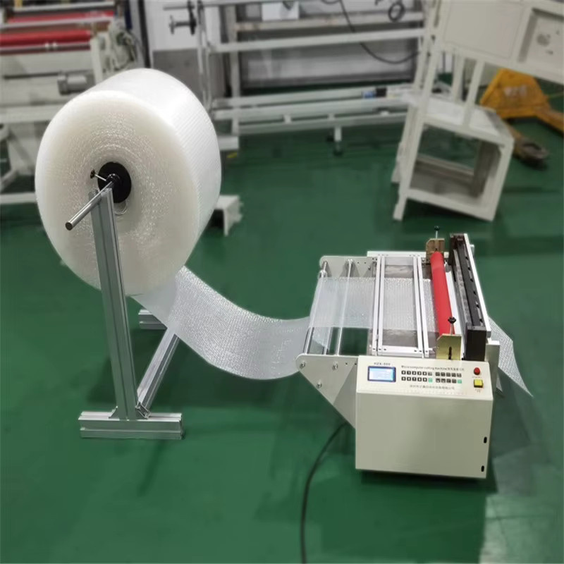 HZX-300 vollautomatische Bandschneidemaschine mit LCD-Bildschirm für Stoff, PVC, Vliesstoff, Blasenfolie und Kraftpapier in Weiß - Bild 2