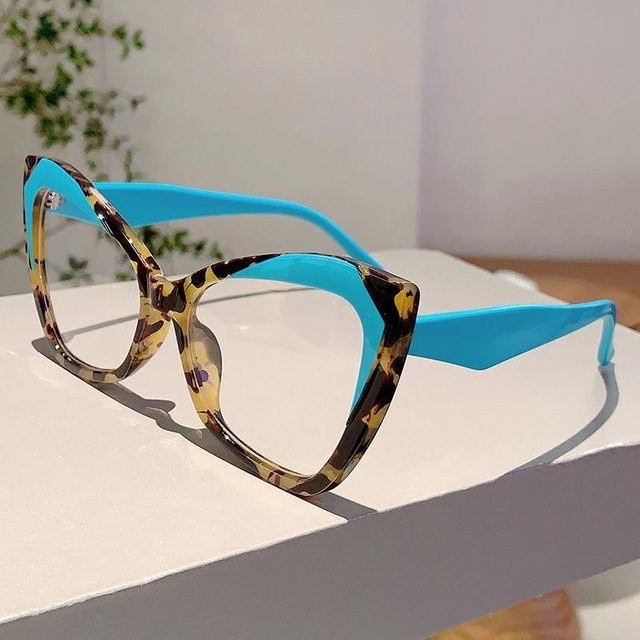 Dote Korrektionsbrille Cat Eye, Kunststoff, Mehrfarbig, Damen - Bild 1