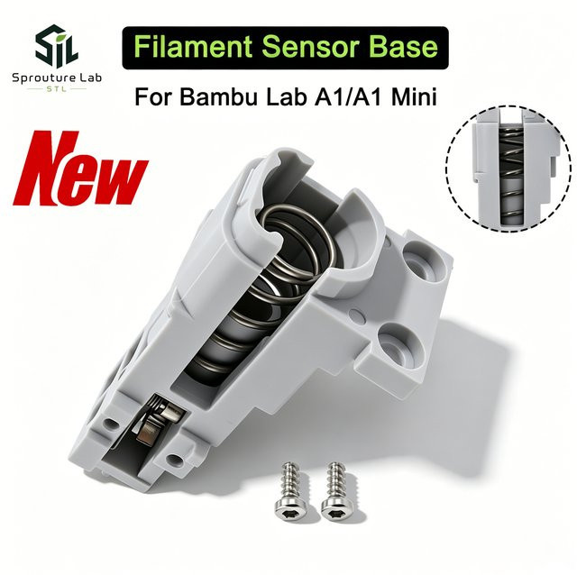 Bambu Lab Filamentsensor-Basis für A1 und A1 Mini 3D-Drucker, Zubehör in Weiß - Bild 1
