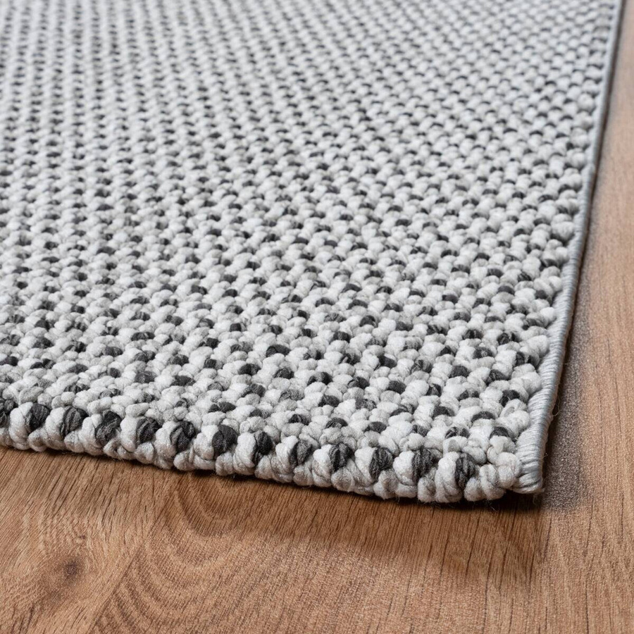 Sanat Teppich LORA PLUS grau modern Polyester B/L: 80 x 200 cm - Bild 2