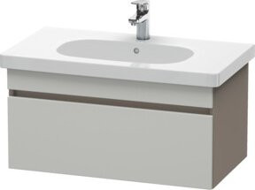 Duravit Waschtischunterschrank DuraStyle in Weiß, B/T: 80 x 45,3 cm, wandhängend mit 1 Auszug - Bild 1
