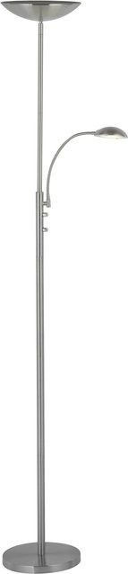 Brilliant Rosanna LED-Deckenfluter mit Lesearm in Eisen, dimmbar, 18W, 1650lm, 3000K - Bild 1