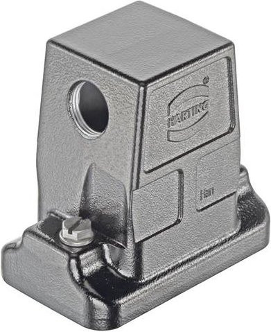 HARTING Tüllengehäuse aus Aluminium in Grau, Artikelnummer 19 39 706 0545 - Bild 1
