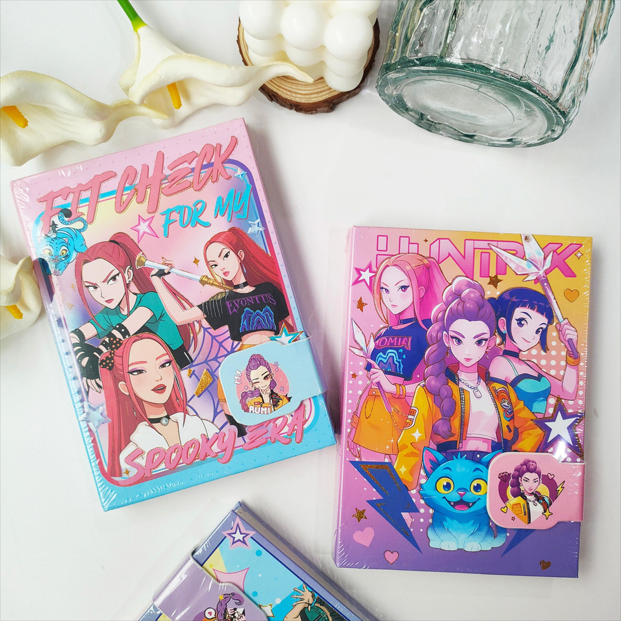 Yiran Toy Kpop Teufelsjäger Notizbuch mit magnetischem Verschluss in Multicolor - Bild 3