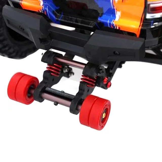 Traxxas Nylon Double Wheel Wheelie Raise Head Bar, Zubehör, Blau - Bild 1