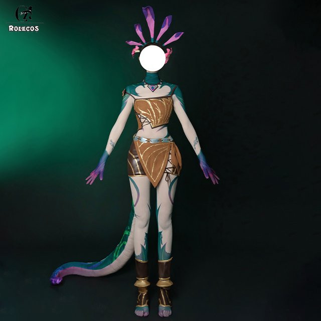 ROLECOS League of Legends Neeko Cosplay-Kostüm, Komplettset mit Schwänzen - Bild 1