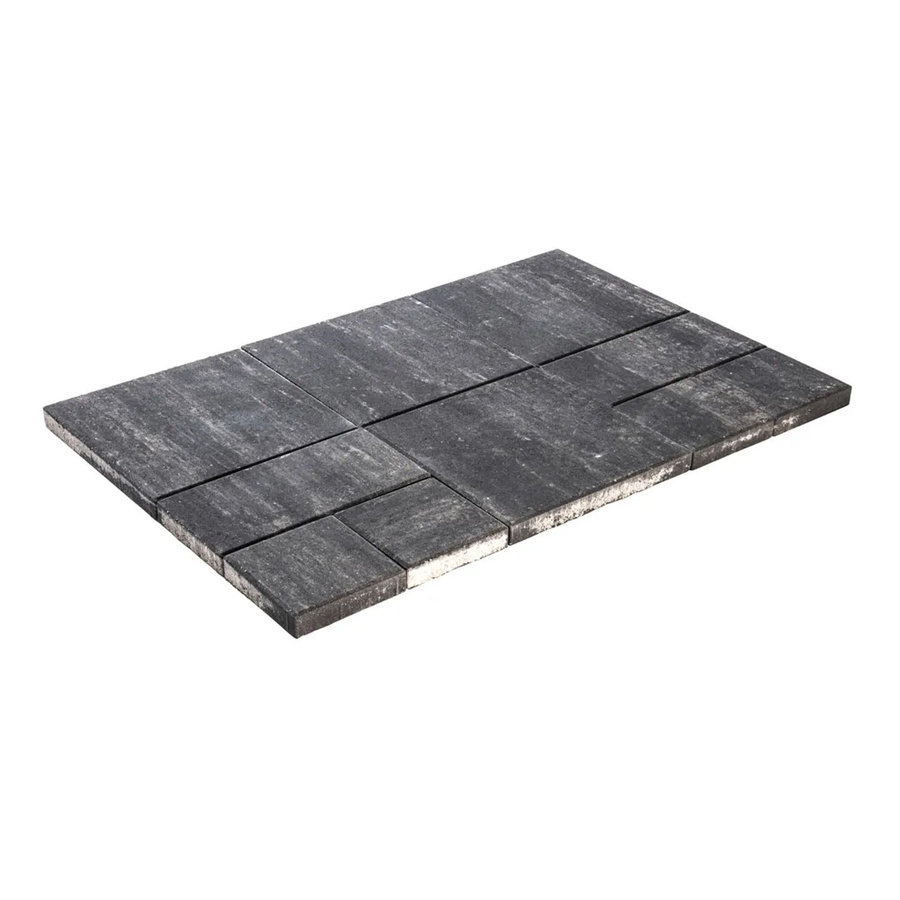 Diephaus Pflaster Via Mento Mehrformat in Quarzit, Farbe Grau/Beige, H: 4 cm - Bild 2