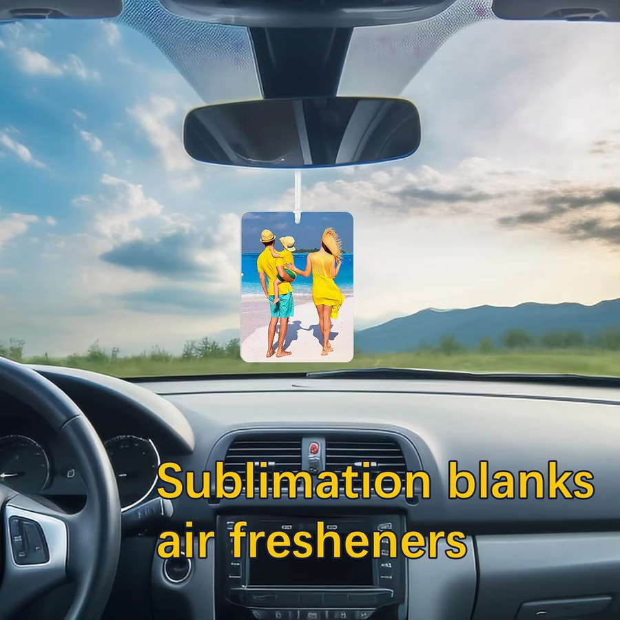 Sublimations-Lufterfrischer-Rohlinge für DIY hängende Auto-Lufterfrischer und Dekoration - Bild 4