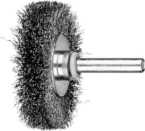 PFERD TOOLS Rundbürste RBU ungezopft aus Stahl, Durchmesser: 50 mm, Schaft-Durchmesser: 6 mm, Drahtstärke: 0,20 mm, Farbe: Silber - Bild 1