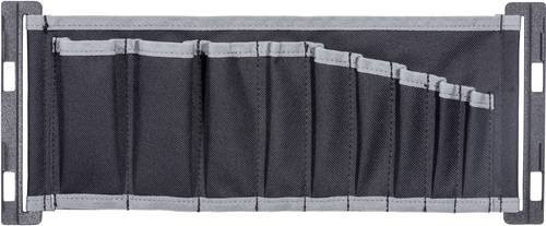 Allit ProServe Textile FL 9 Werkzeugeinlage mit Einsätzen, Schwarz, L: 39,0 cm, B: 10,0 cm, H: 1,65 cm - Bild 1