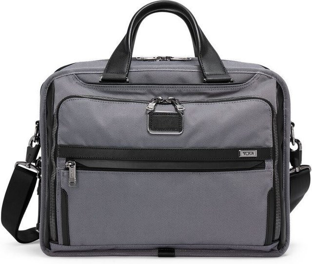 TUMI Alpha X Organizer Briefcase in Meteor Grey aus Nylon - Bild 1