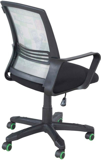 PHOENIX Gamingstuhl Minecraft in Schwarz mit Stoffbezug, Breite: 63 cm, Höhe: 92 cm - Bild 1