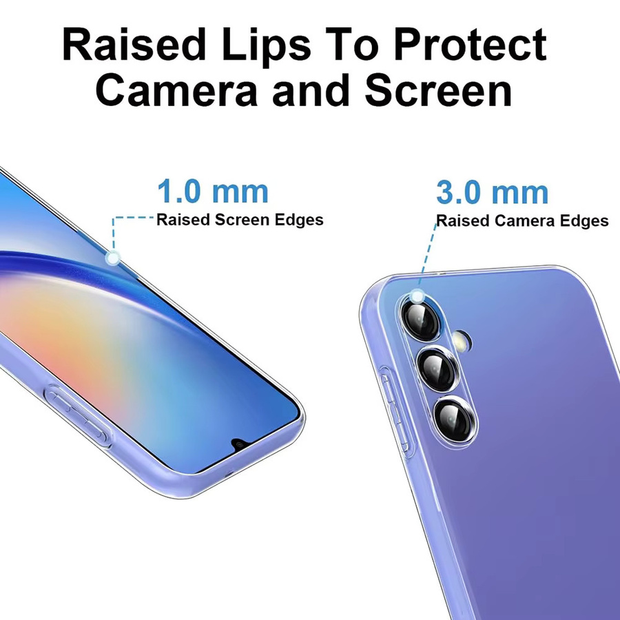 Ultradünne transparente Silikon-Handyhülle für Samsung Galaxy A-Serie (A05 bis A56) - Bild 3