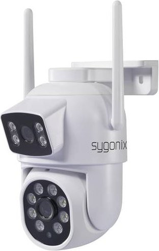 Sygonix SY-6271366 WLAN IP Überwachungskamera in Weiß mit 1920 x 1080 Pixel Auflösung - Bild 1