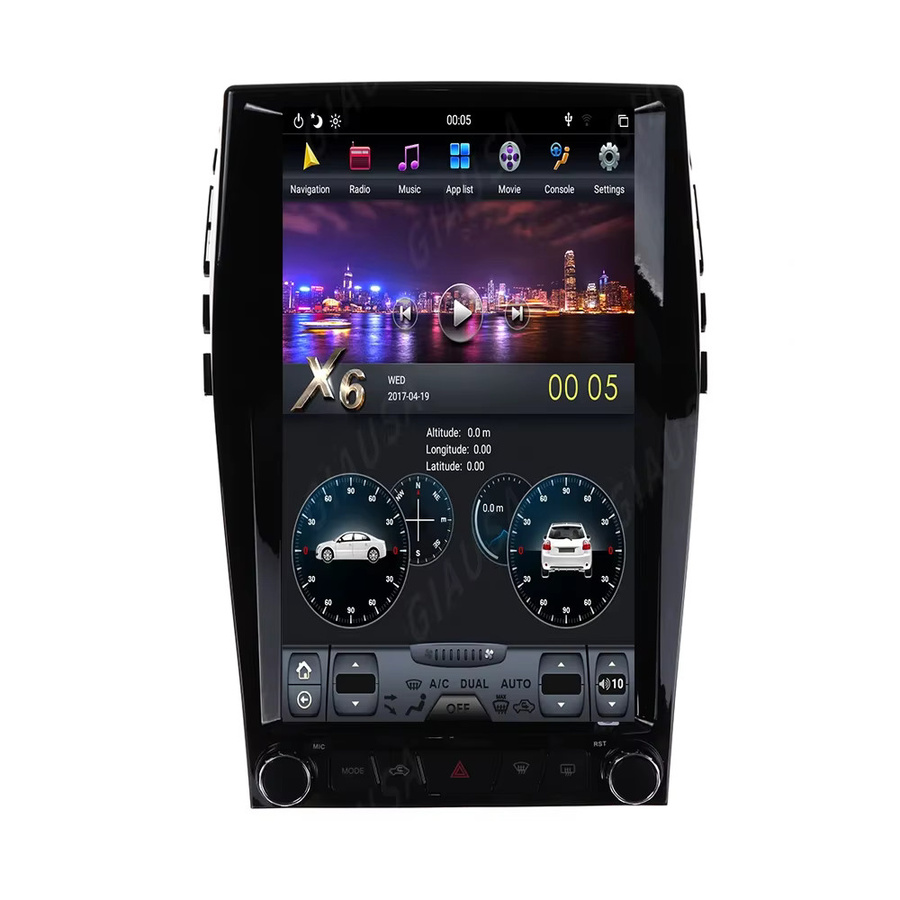 YANFU Android 13 Multimedia-Autoradio mit Qualcomm Prozessor und GPS für Ford Edge 2015 bis 2019 in Schwarz - Bild 5