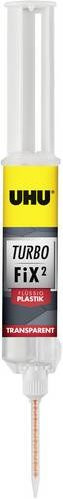 UHU Turbo Fix² Zwei-Komponentenkleber für Plastik, transparent, 10 g - Bild 1