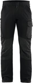 Blakläder Service Bundhose in Schwarz/Dunkelgrau mit Cordura-Material, Konfektionsgröße 52 - Bild 1