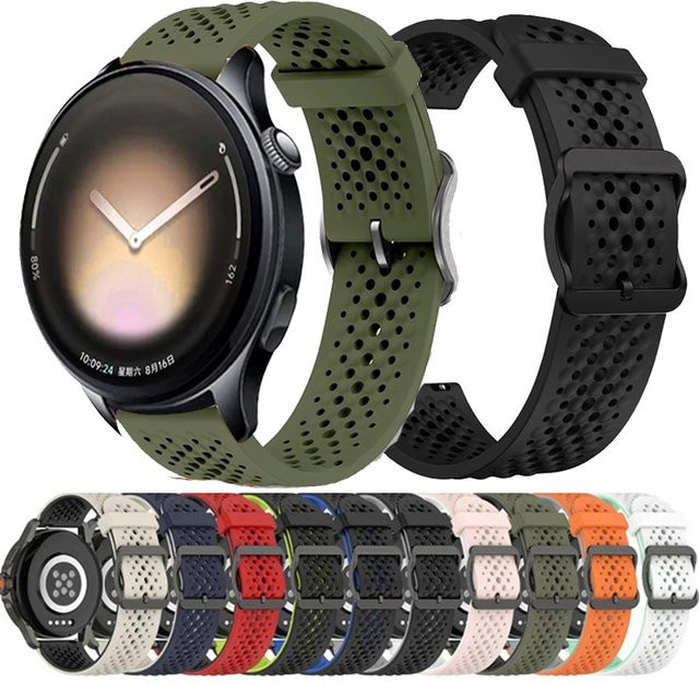 Xiaomi Uhrenarmband Silikon, 22 mm, multicolour - Bild 1