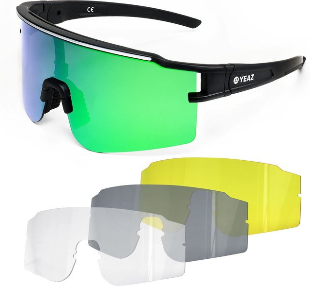 SUNTHRILL Sport-Sonnenbrille, Weiß, Blau, Vollrand, Kunststoff, Damen - Bild 1