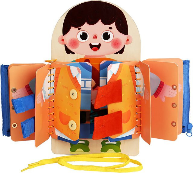 Lee's Sharing Kinder beschäftigt Buch Montessori Spielzeug, Bunt / Mehrfarbig - Bild 1