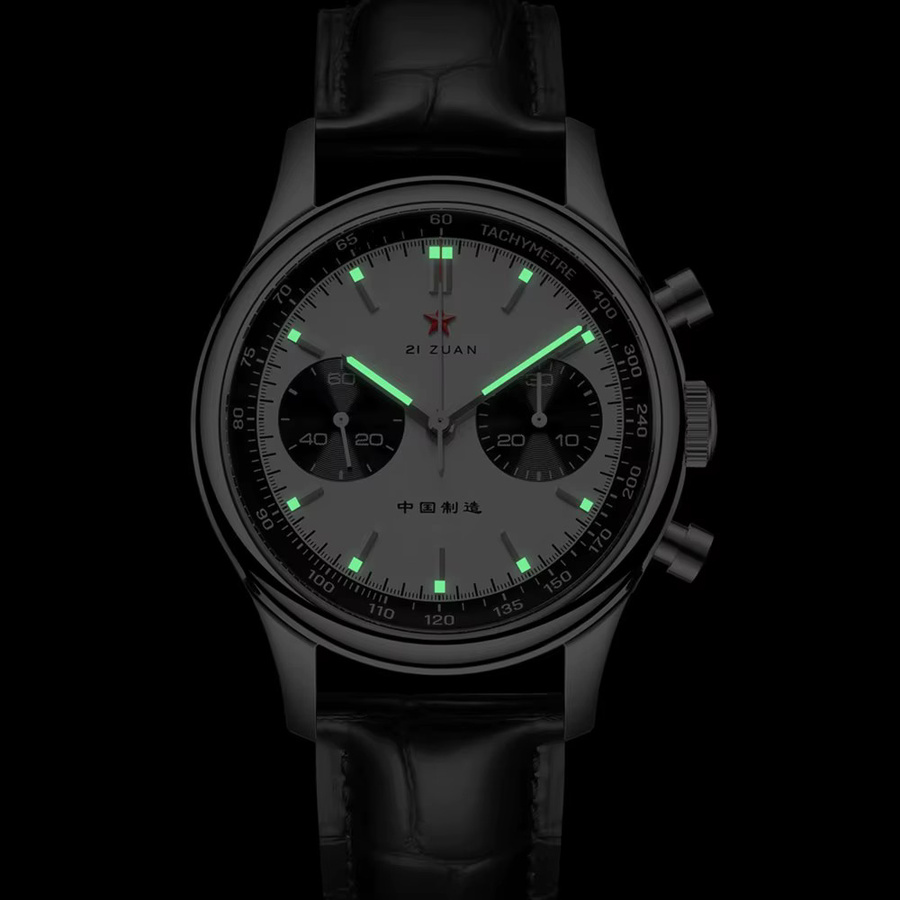 Red Star Chronograph, Handaufzug, Edelstahl, 40 mm, Herren - Bild 2