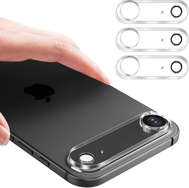 Apple iPhone 17 Air Kamera-Objektivschutz aus gehärtetem Glas, transparent - Bild 1