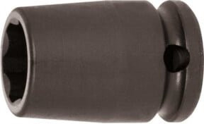 Ko-Ken IMPACT-Steckschlüsseleinsatz 6-kant, 3/8 Zoll Surface Drive, Schlüsselweite: 10 mm, Chrom-Molybdän-Stahl, Anthrazit - Bild 1