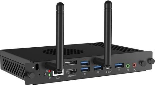 iiyama OPC51204BC-1 Modulares digitales Beschilderungsgerät, Mini-PC mit Intel Core i5, 8GB RAM, 256GB SSD und Windows 11 IoT Enterprise in Schwarz - Bild 1