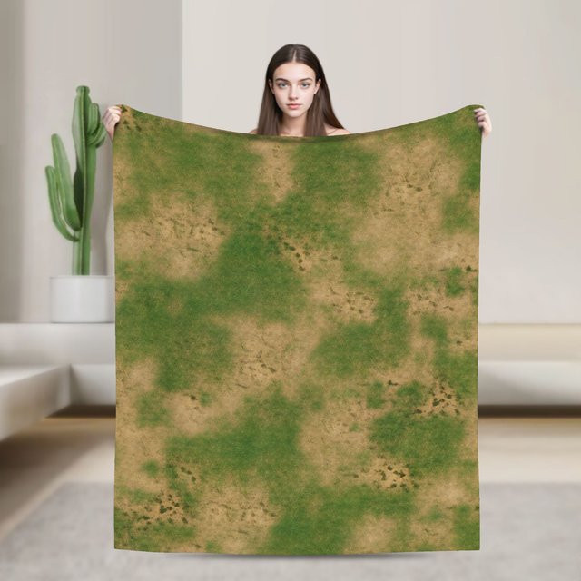 Potdemiel Grass Battlemat Plüschdecke Grassland Greenery, B/B/H: 102,0 x 76,0 cm - Bild 1