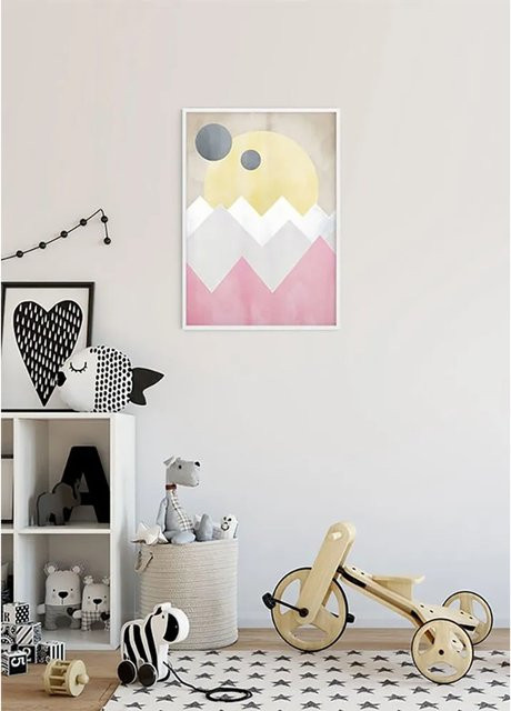 Komar Wandbild Sunrise Spring in Multicolour, B: 30 cm, H: 40 cm - Bild 1