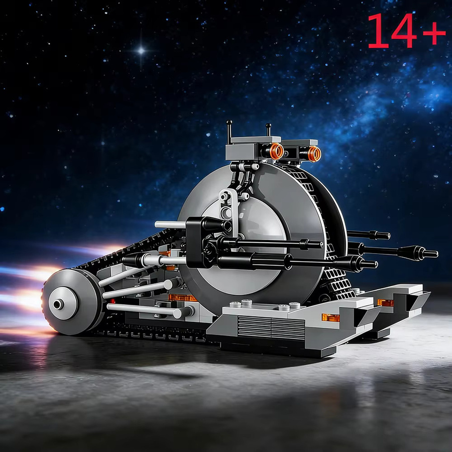 Potdemiel Sci-Fi Armee-Kampfroboter, Baustein-Modell, 271 Teile, ab 14 Jahren - Bild 4