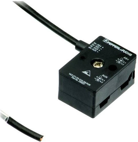 Pepperl+Fuchs VAZ-2T1-FK-G10-5M-PUR 307978 Sensor/Aktorbox passiv Multipolverteiler in Schwarz - Bild 1