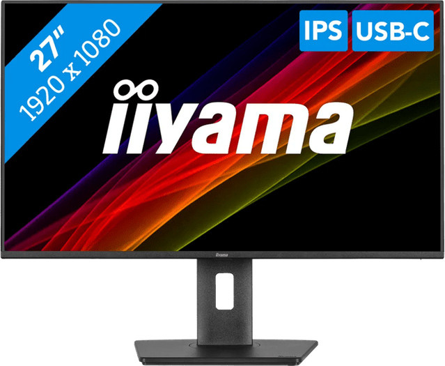 iiyama ProLite XB2797HSU-B1 Monitor in Schwarz mit 27 Zoll Full HD IPS Display und USB-Anschlüssen - Bild 1